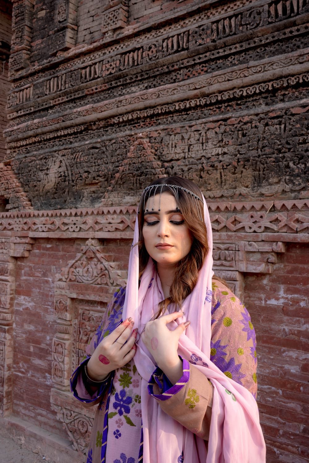 4 piece suit fabric karrandi with silk duppata