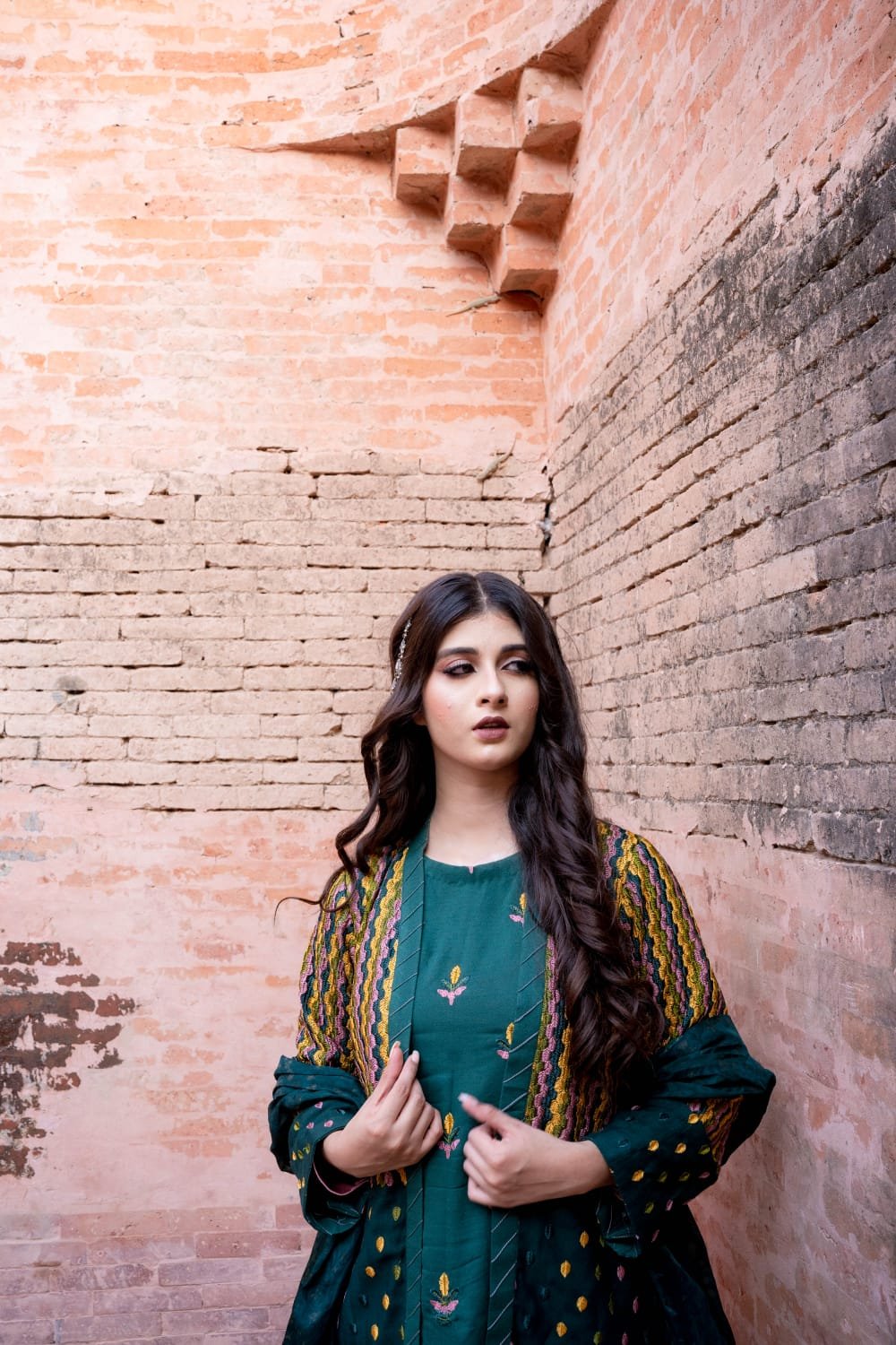 4 piece karrandi suit Fabric karrandi , silk dupatta fully block printed